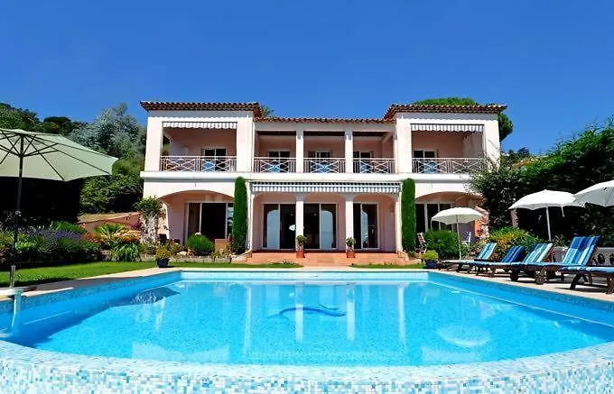Villa Sea View At Eden Roc Hotel, Pool, Ocean, Beach, Bbq Vallauris
