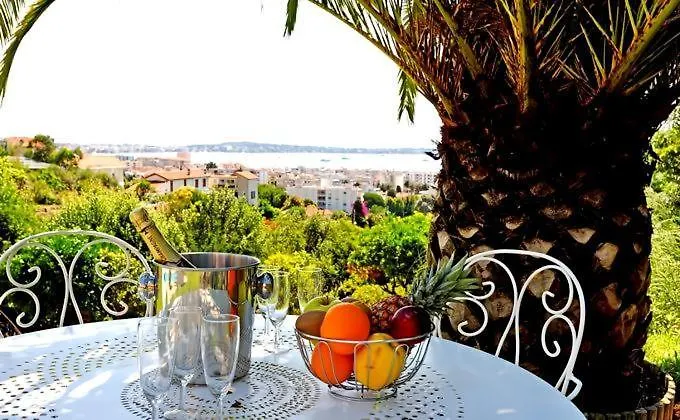 Villa Sea View At Eden Roc Hotel, Pool, Ocean, Beach, Bbq Vallauris